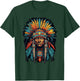 Native American Indian Headdress Traditional Art Men Women T-Shirt - T-Shirt | Forest