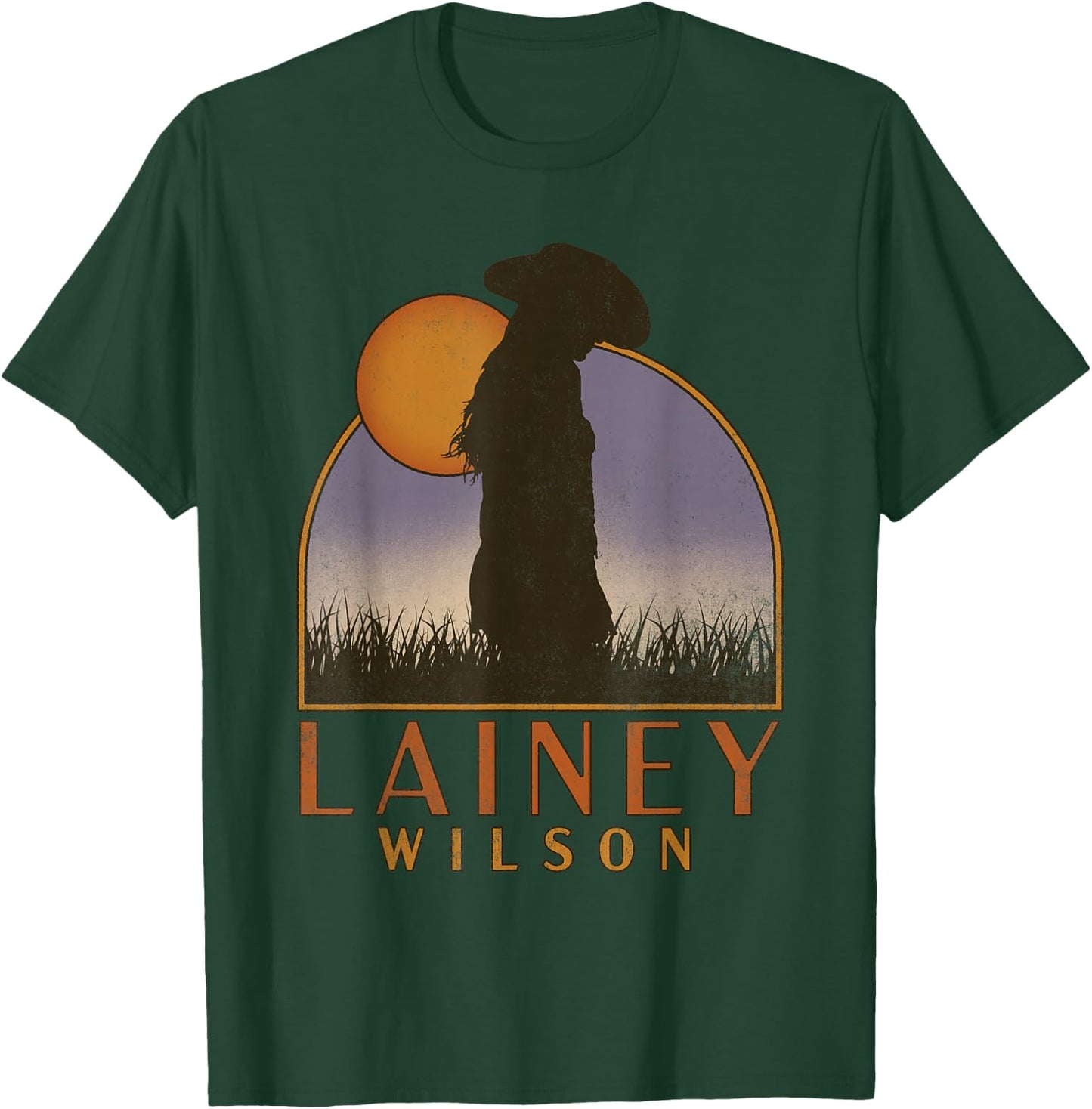 Lainey Wilson - Whirlwind Sunset T-Shirt - T-Shirt | Forest