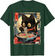 Cat Ramen Manga Anime for Kids Boys Girls Teens Kawaii Cat Eating Ramen Noodles Anime Gift Girls Teens T-Shirt - T-Shirt | Forest