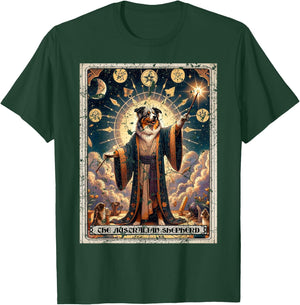 Australian Shepherd Tarot Card Dog T-Shirt - T-Shirt | Forest