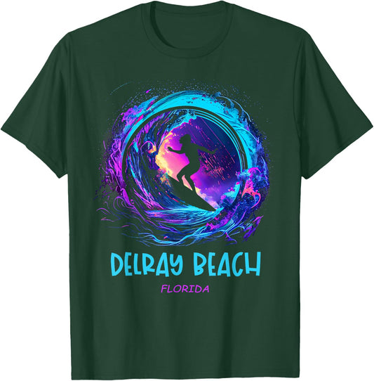Delray Beach Florida Women Kids T-Shirt - T-Shirt | Forest