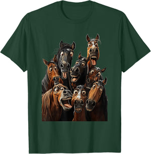Crazy Horses T-Shirt - T-Shirt | Forest