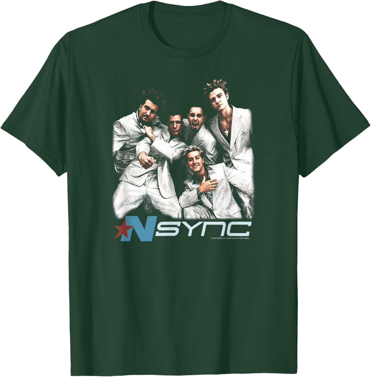 NSYNC Official Sailing T-Shirt - T-Shirt | Forest