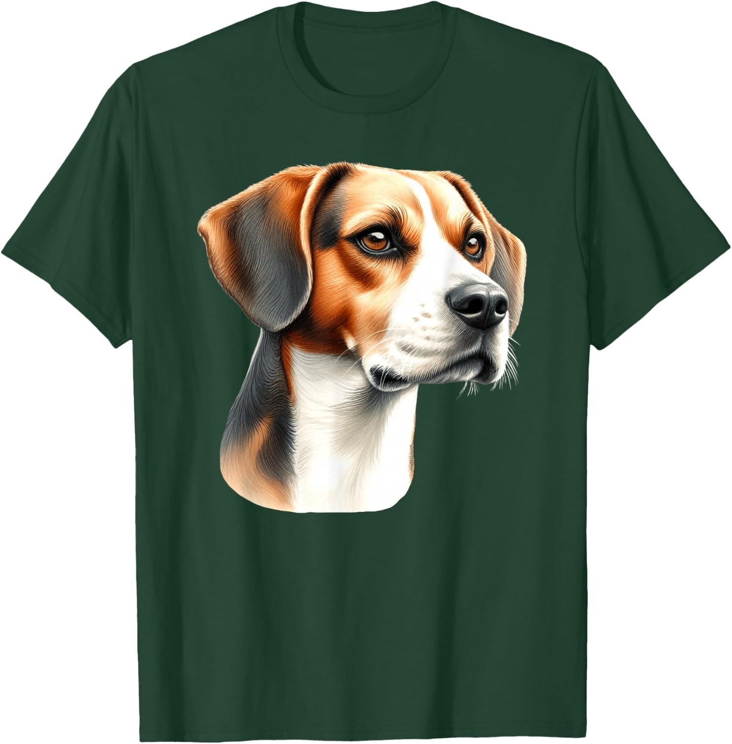 Harrier Dog T-Shirt - T-Shirt | Forest