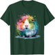 Guinea Pigs Men Woman Colorful Watercolor Guinea Pig T-Shirt - T-Shirt | Forest