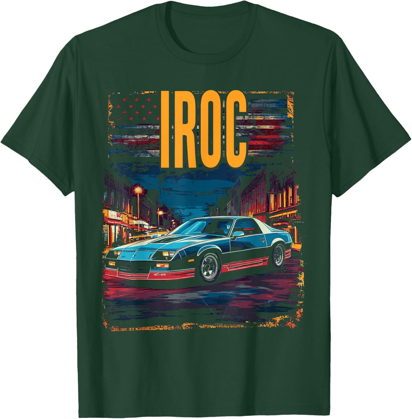 1980's IROC, IROC-Z Muscle Car American Muscle Retro Z28 T-Shirt - T-Shirt | Forest