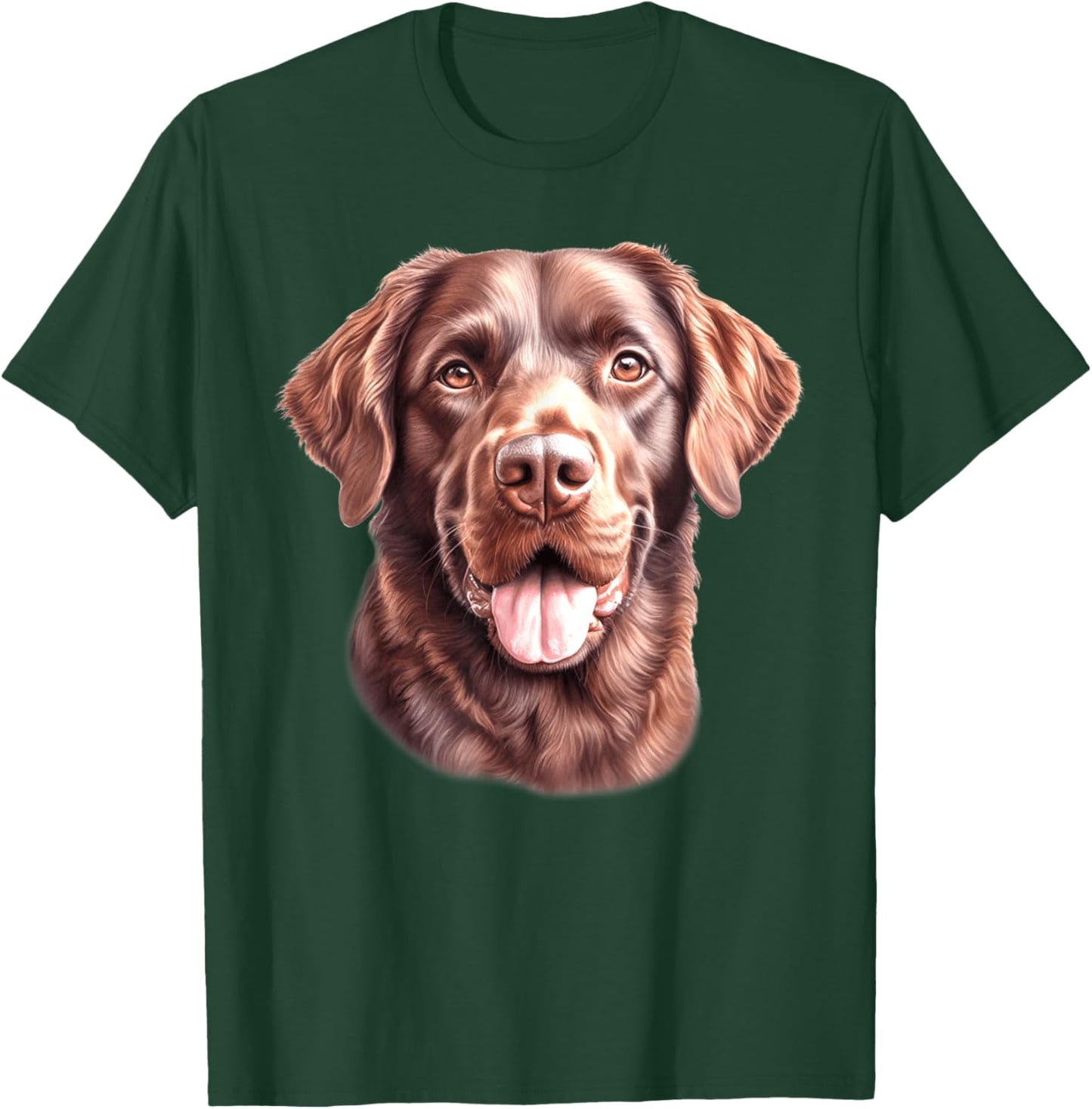 Chesapeake Bay Retriever Dog Portrait T-Shirt - T-Shirt | Forest
