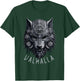 Valhalla Wolf Mask Odin Runes Norse Compass Viking Men Women T-Shirt - T-Shirt | Forest