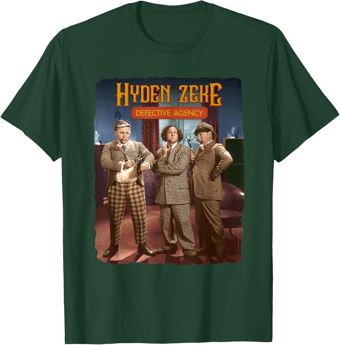 The Three Stooges - Hyden Zeke Defective Detectives T-Shirt - T-Shirt | Forest