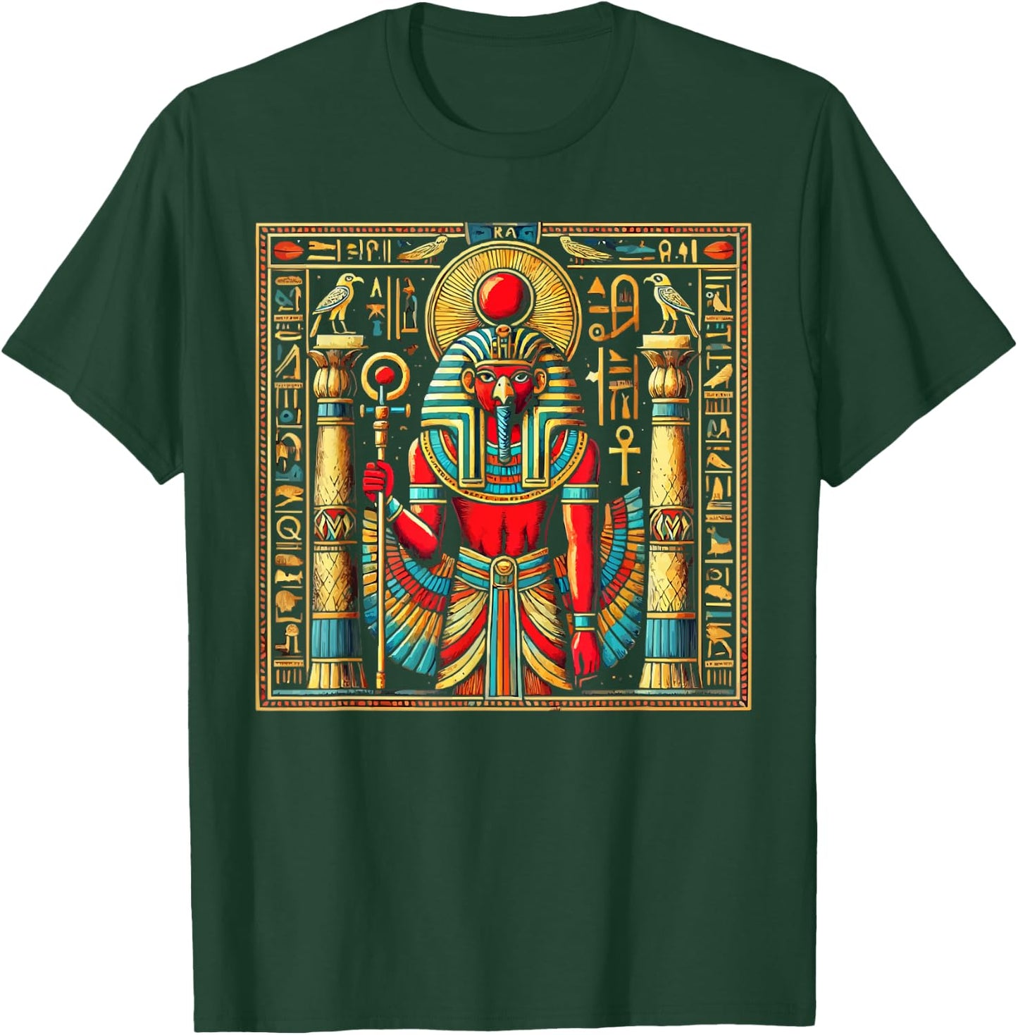 Thoth Egyptian God Egyptian Mythology Pyramid Ancient Egypt T-Shirt - T-Shirt | Forest
