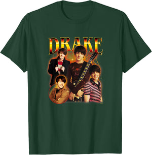 Drake and Josh Multiple Poses Drake Parker Vintage Poster T-Shirt - T-Shirt | Forest