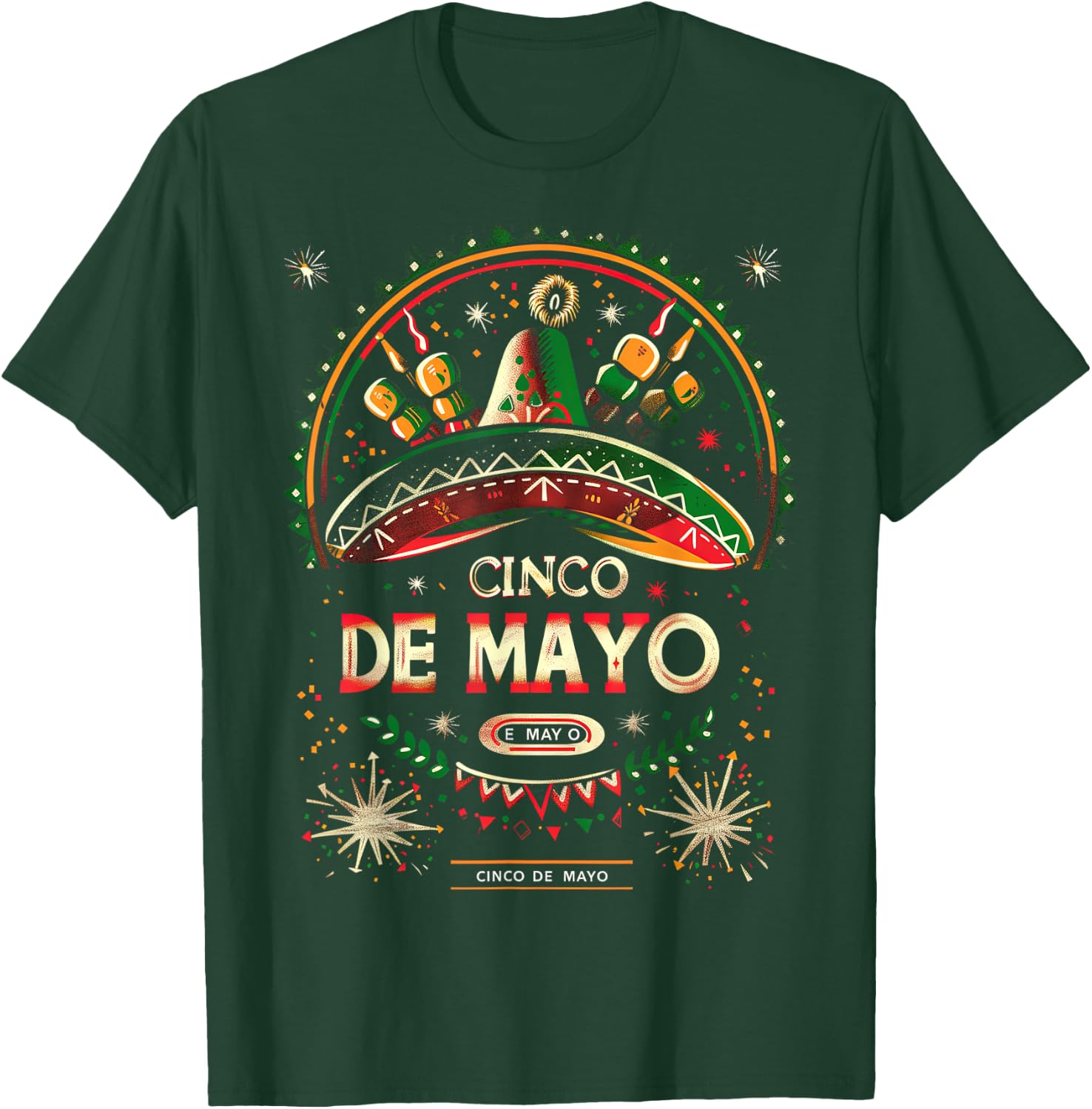 Cinco De Mayo 2024 T-Shirt - T-Shirt | Forest