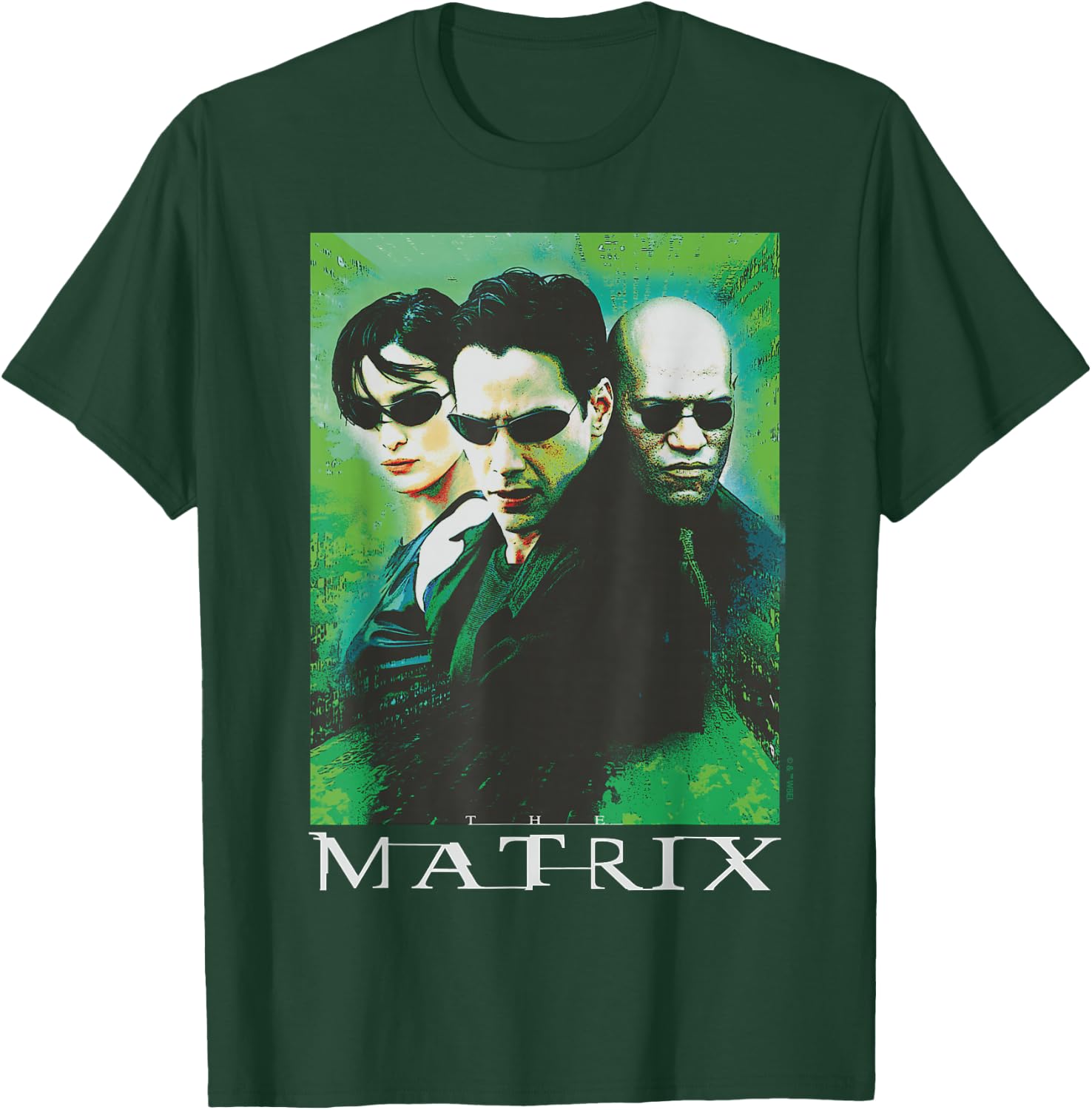 The Matrix - Neo Trinity Morpheus Character Group T-Shirt - T-Shirt | Forest