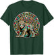 Aztec God Tezcatlipoca And Leopard With The Mayan Calendar T-Shirt - T-Shirt | Forest