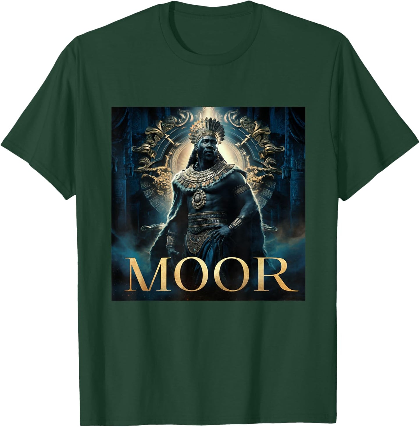 Moorish American - God Body Of Melanin T-Shirt - T-Shirt | Forest