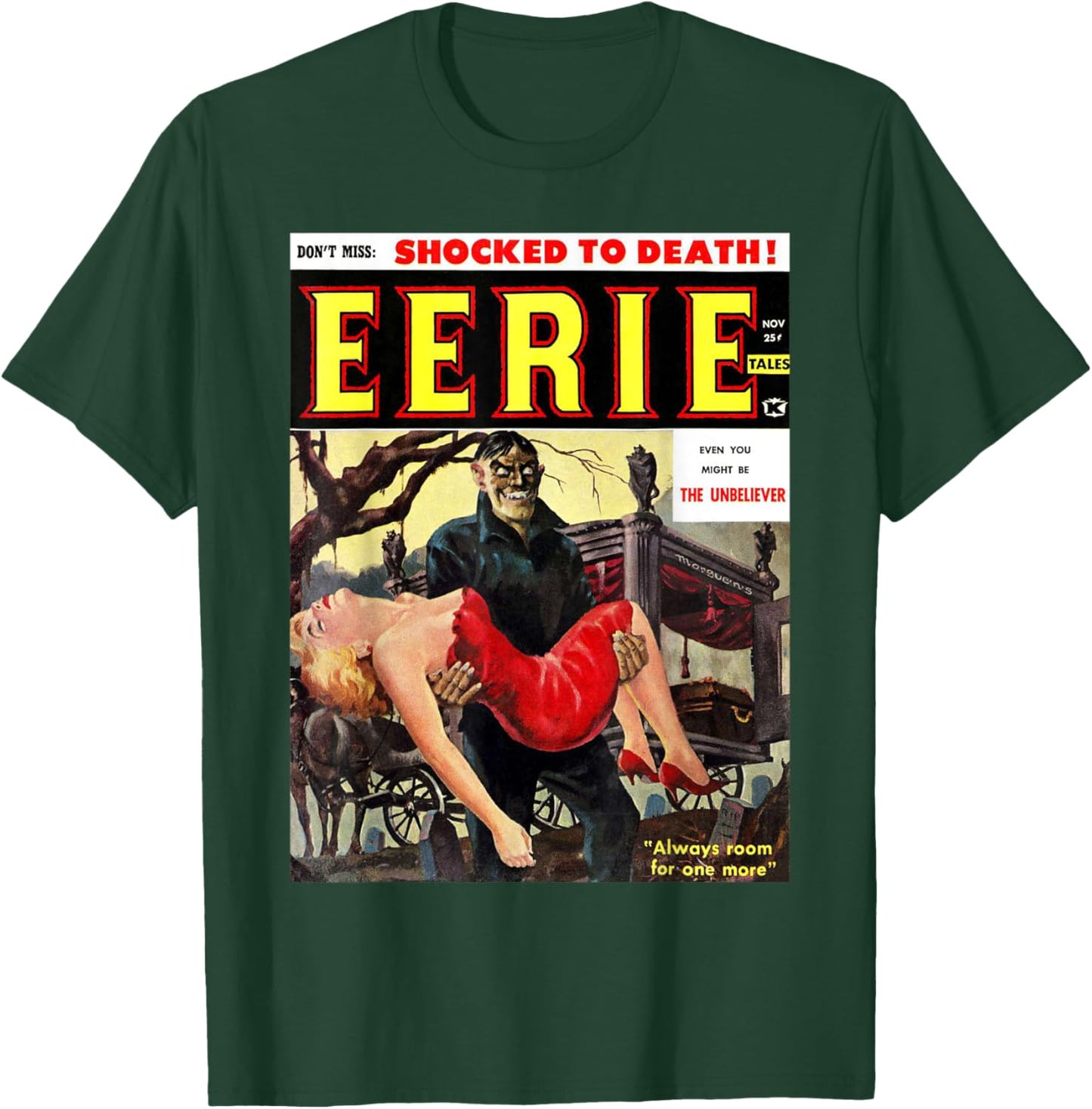 Classic Horror Comic Horror Monster Style Slasher Film T-Shirt - T-Shirt | Forest