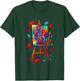 Swirl Painting - Artist Brushes Abstract Art T-Shirt - T-Shirt | Forest