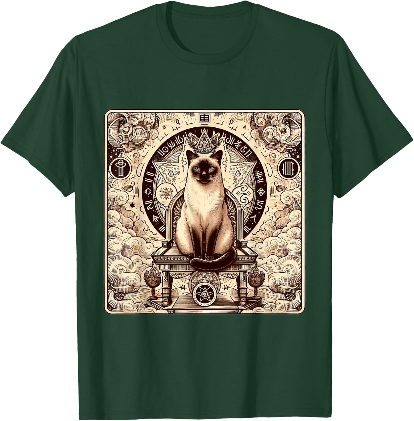 Siamese Cat tarot card Women T-Shirt - T-Shirt | Forest