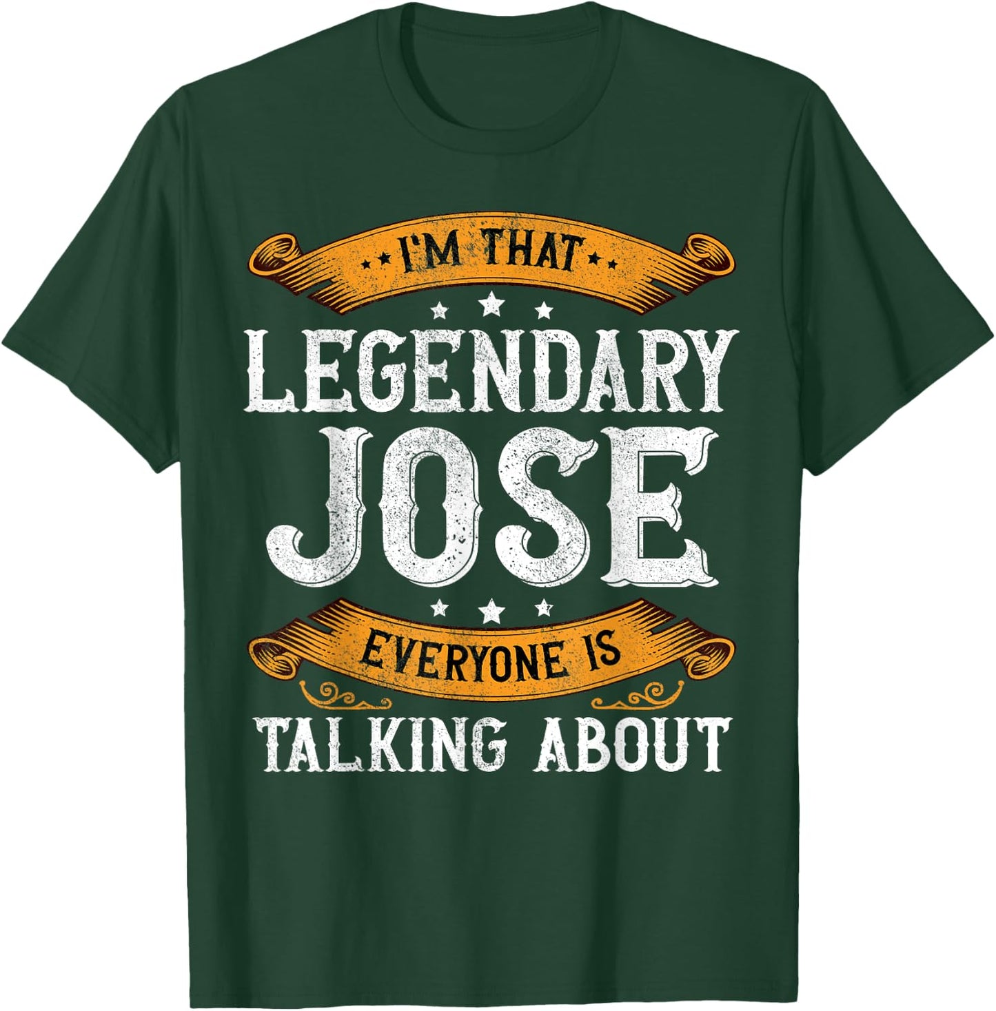 Jose Personal Name Funny Jose First Name T-Shirt - T-Shirt | Forest