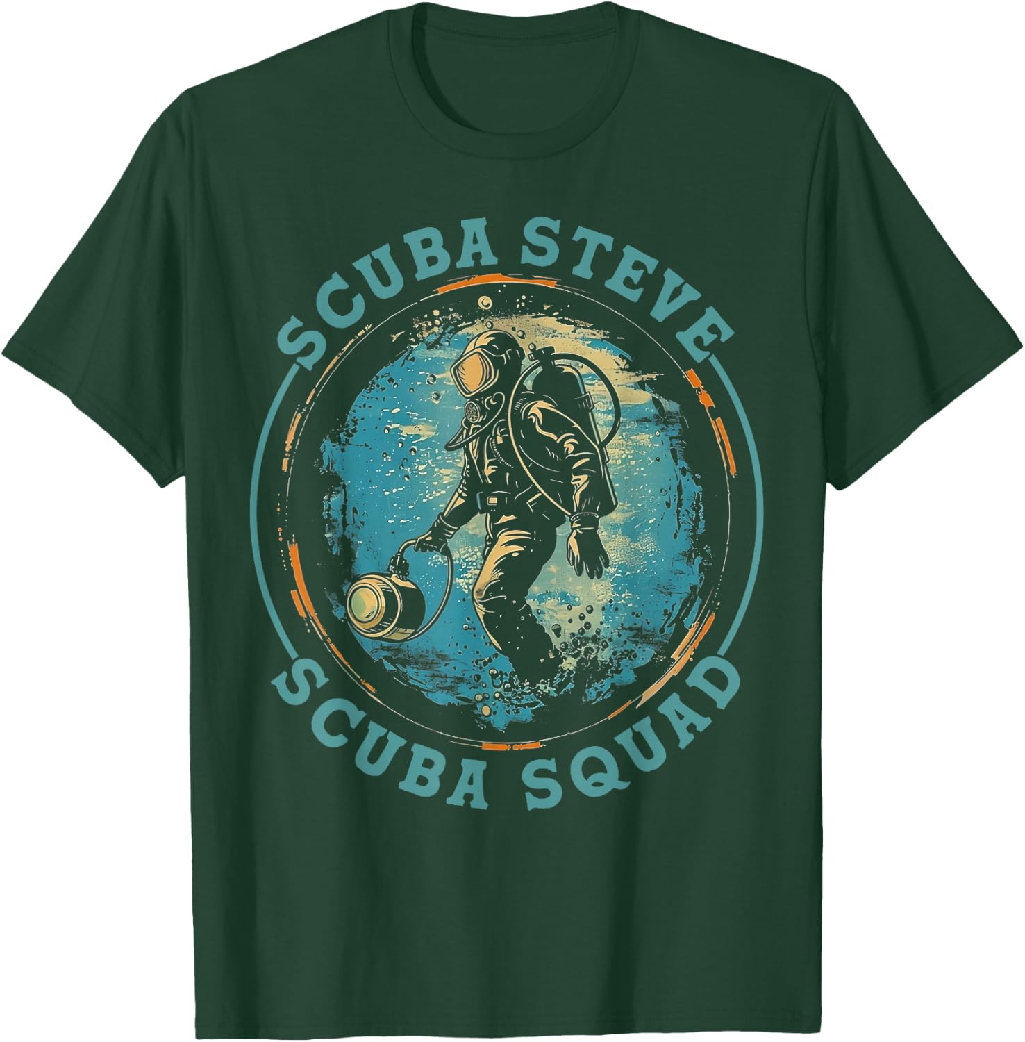 Scuba Squad Seal Steve Shirt Funny Scuba Diving T-Shirt - T-Shirt | Forest
