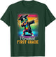 I Crushed 1st Grade Graduation Dabbing Boy Class Of 2025 T-Shirt - T-Shirt | Forest
