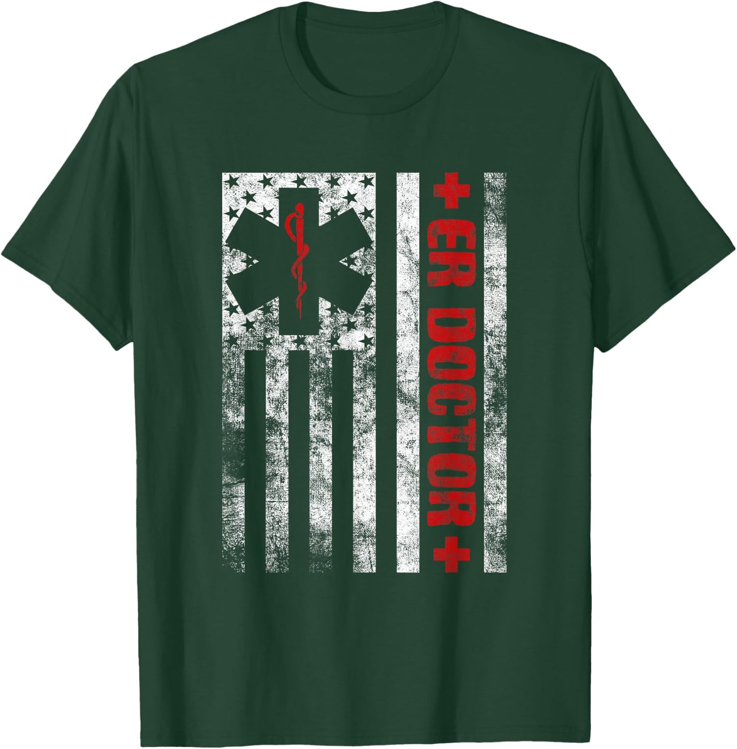 Emergency Department Emergency Medicine Physician ER Doctor T-Shirt - T-Shirt | Forest