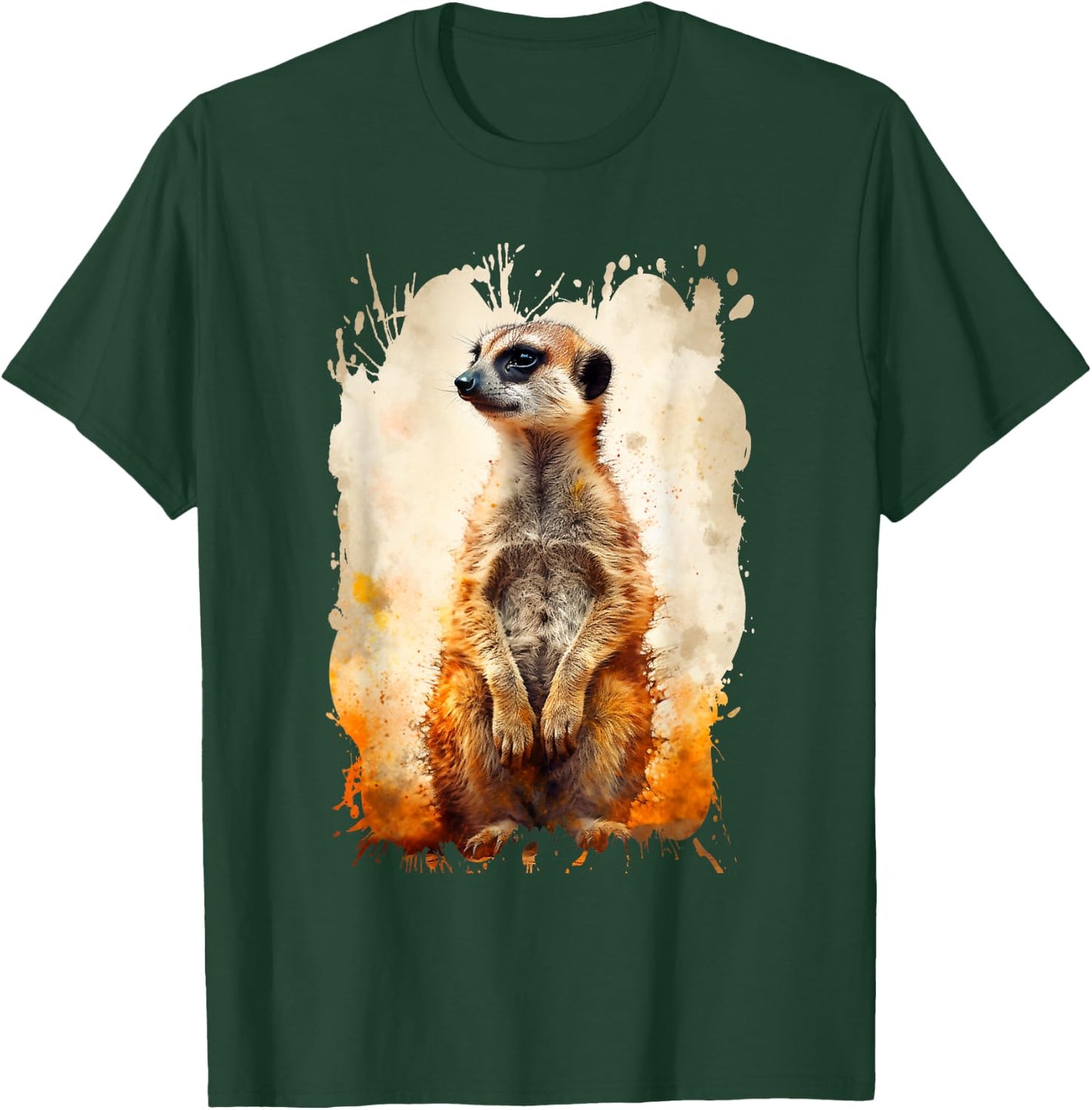 Cute Meerkat In Desert Animal Meerkat Lover Men Women Kids T-Shirt - T-Shirt | Forest