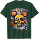 Mouse Skull Vintage Graffiti Biker Rocker Horror Skull T-Shirt - T-Shirt | Forest