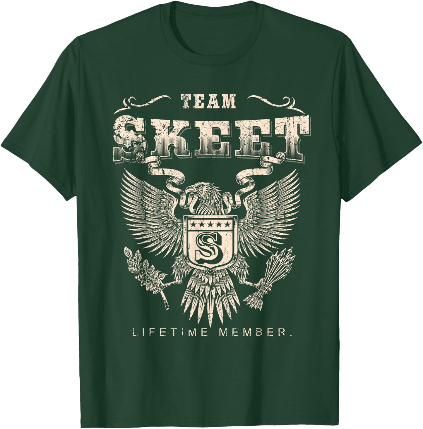 Team Skeet Lifetime Member - Skeet Name T-Shirt - T-Shirt | Forest