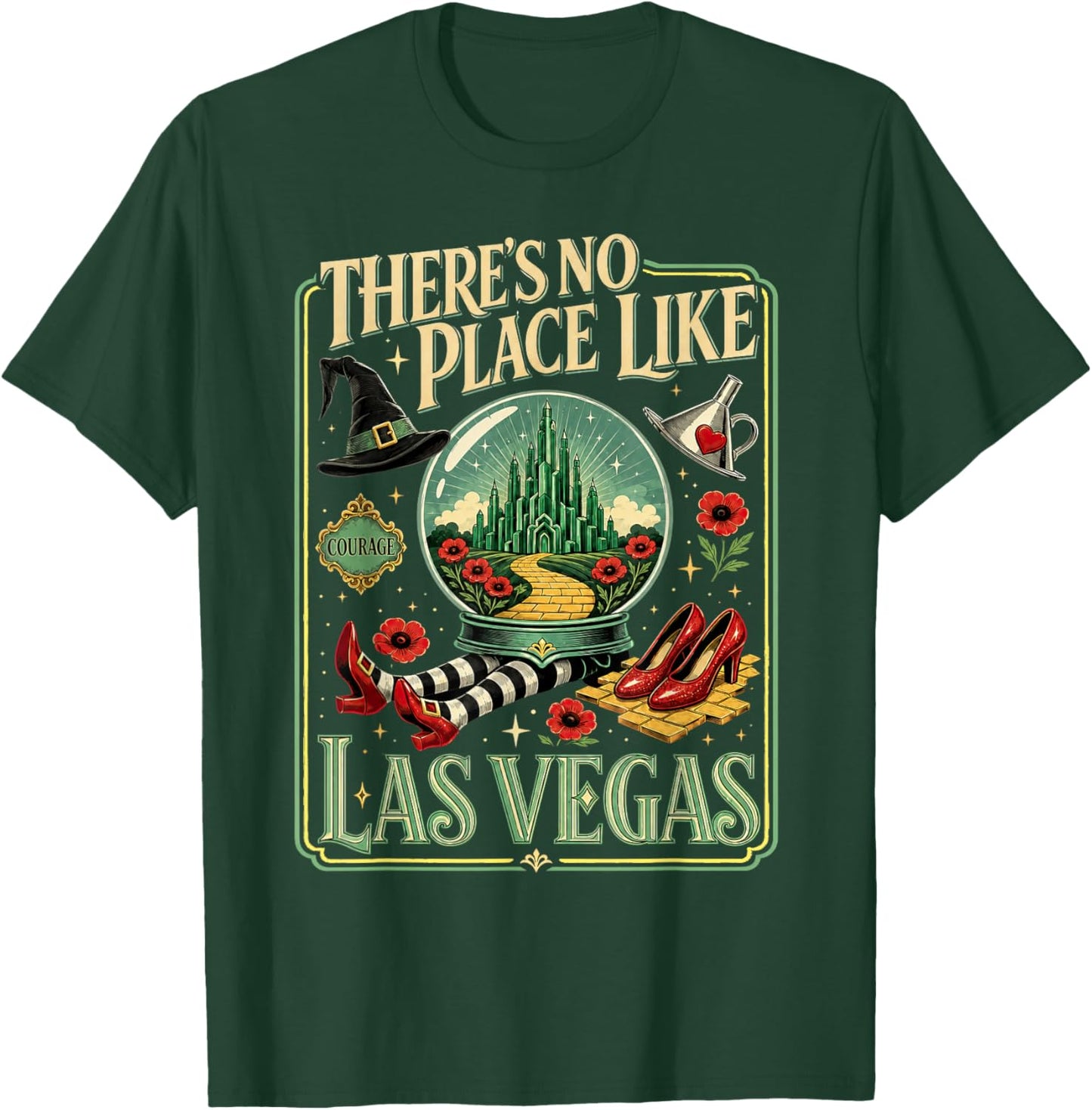 Las Vegas Traveling Trip There's No Place Likes Las Vegas T-Shirt - T-Shirt | Forest