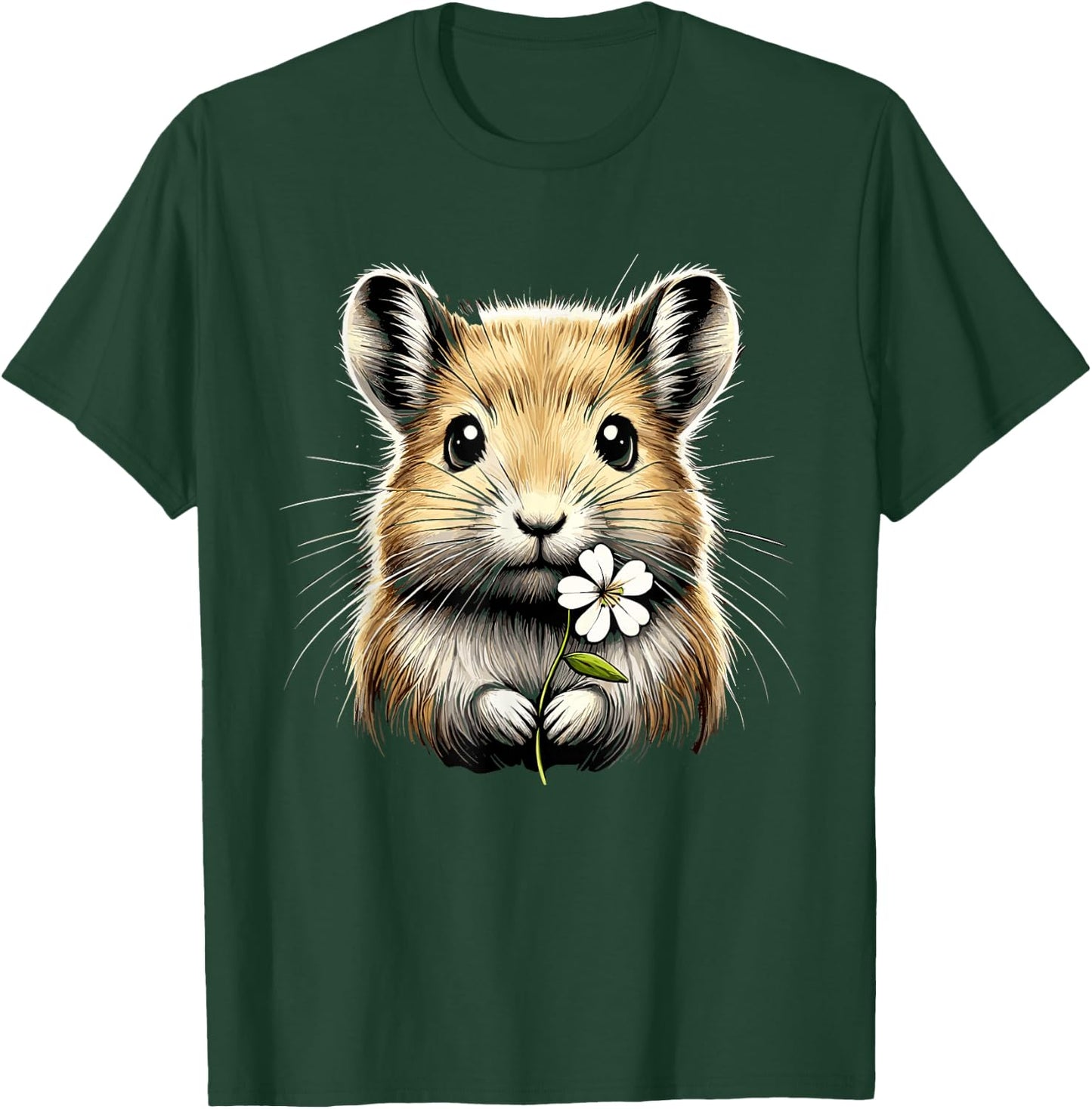 Adorable American Pika Habitat And Conservation Design T-Shirt - T-Shirt | Forest