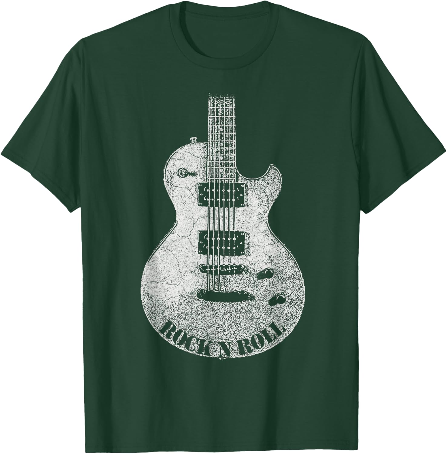 Rock and Roll Guitar Vintage ROCK Music T-Shirt - T-Shirt | Forest