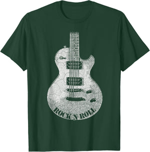 Rock and Roll Guitar Vintage ROCK Music T-Shirt - T-Shirt | Forest