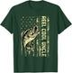 Reel Cool Uncle Fisherman Camouflage Father's Day T-Shirt - T-Shirt | Forest