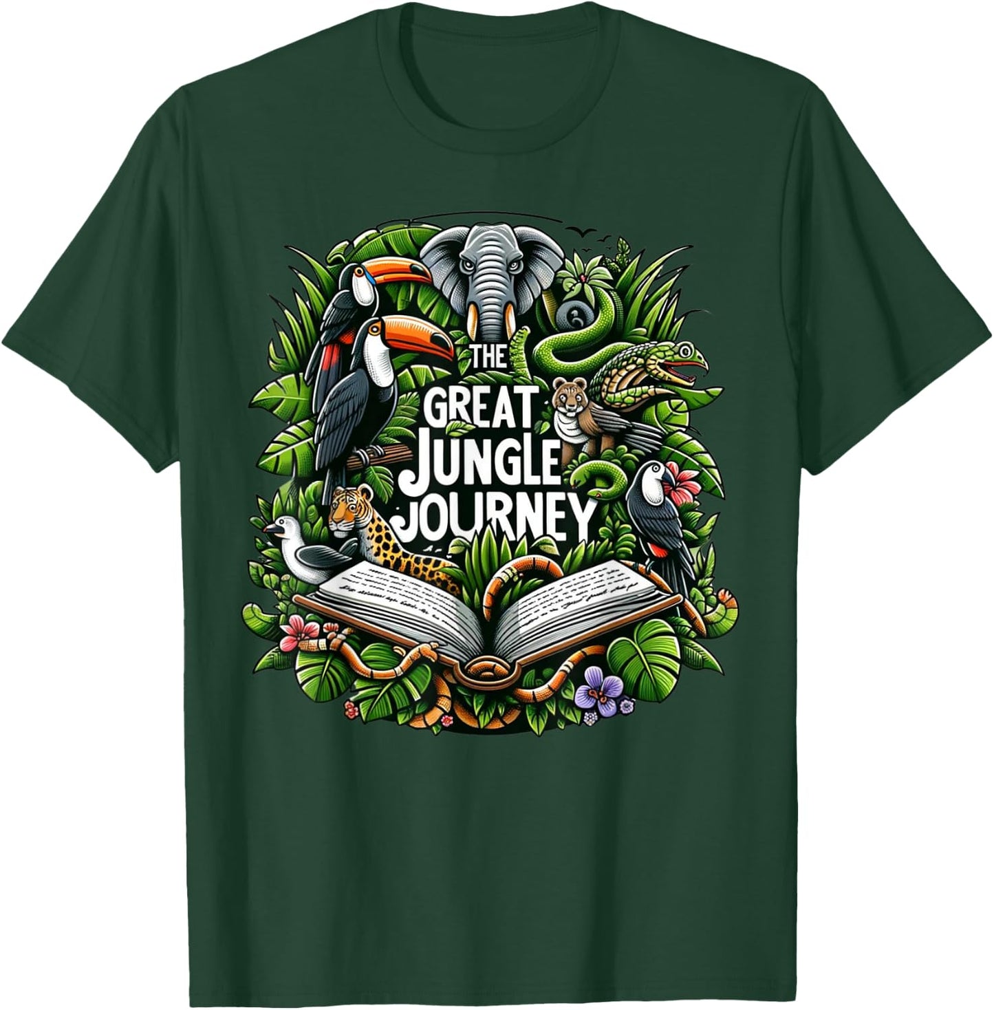Jungle Journey VBS 2024 Vacation Bible School Summer Camp T-Shirt - T-Shirt | Forest