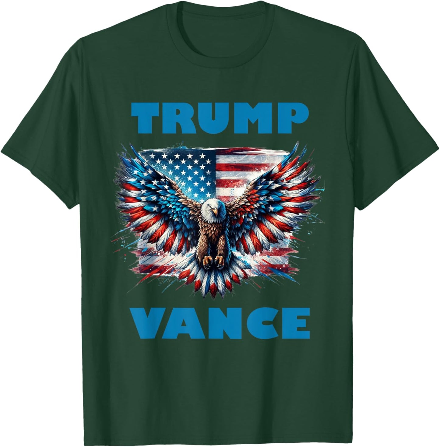 Trump Vance Eagle Donald Trump 2024 T-Shirt - T-Shirt | Forest
