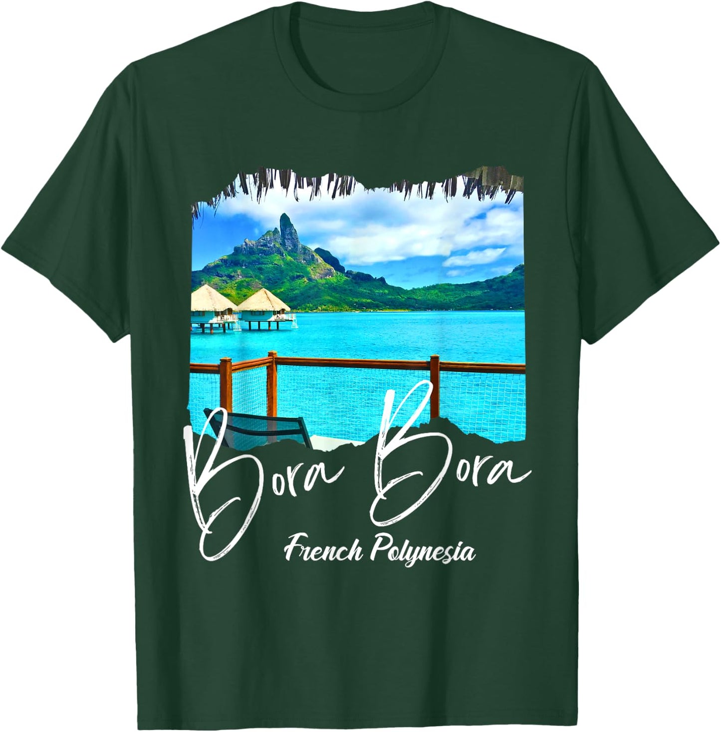 French Polynesia Bora Bora T-Shirt - T-Shirt | Forest