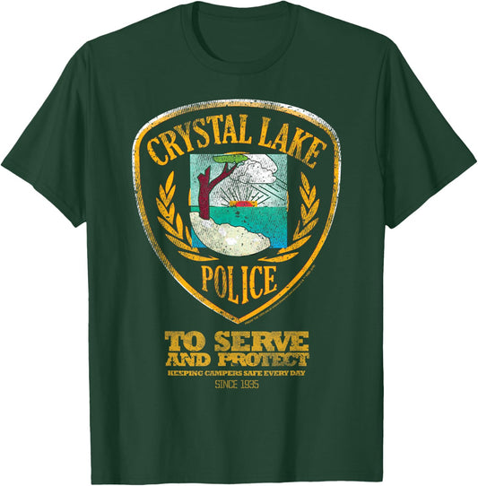 Friday The 13th Crystal Lake Police To Serve And Protect T-Shirt - T-Shirt | Forest