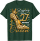 27 Year Old Gifts High Heels Stepping Into My 27th Birthday T-Shirt - T-Shirt | Forest