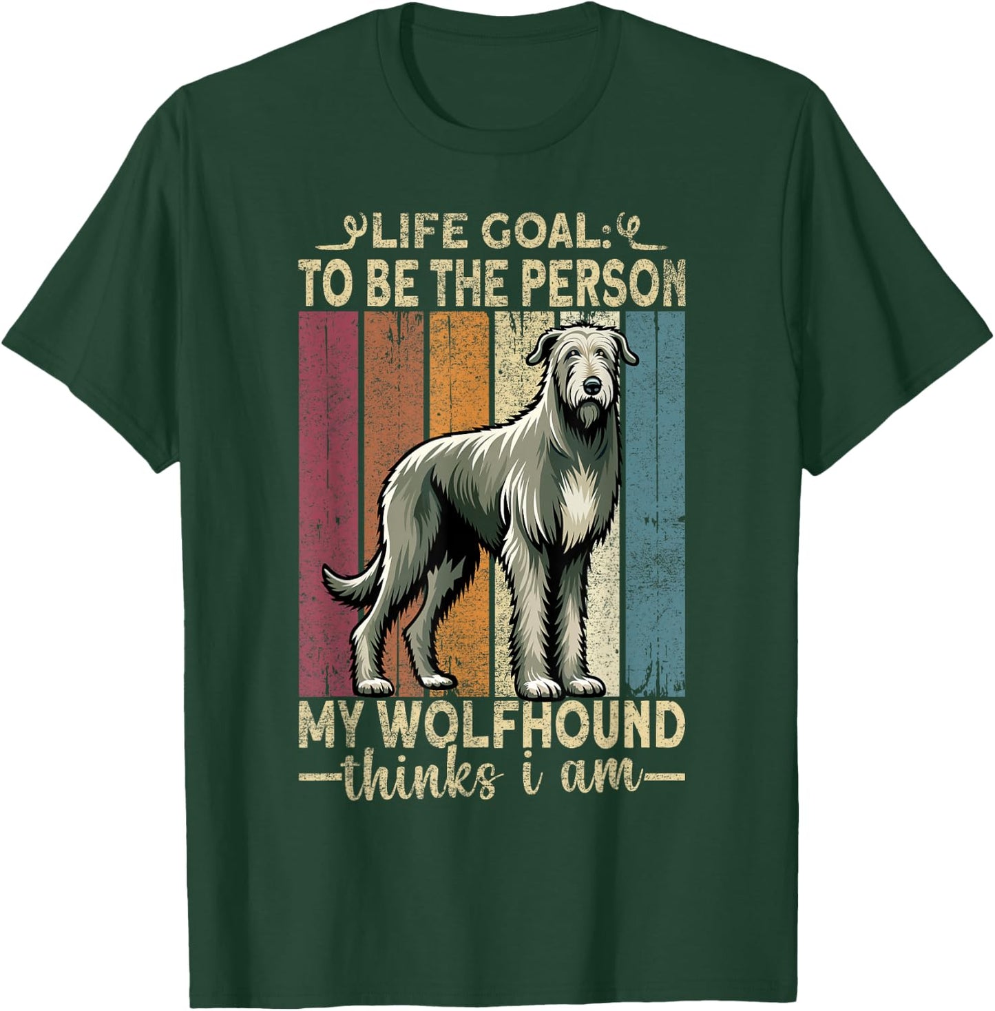 Irish Dog Adoption Pet Accessories Irish Wolfhound T-Shirt - T-Shirt | Forest