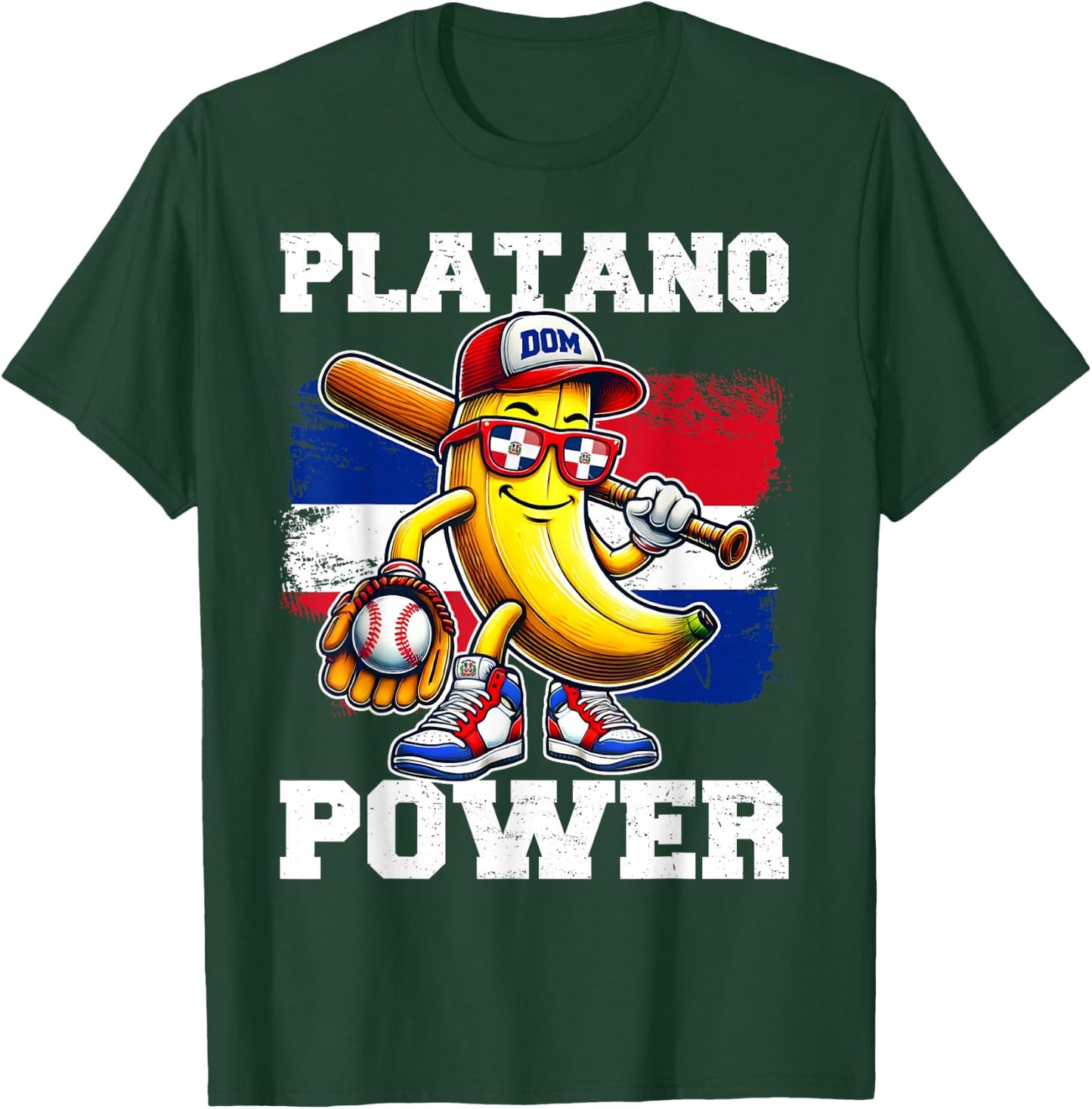 Dominican Republic Platano Power Flag for Boys Kids Toddlers T-Shirt - T-Shirt | Forest