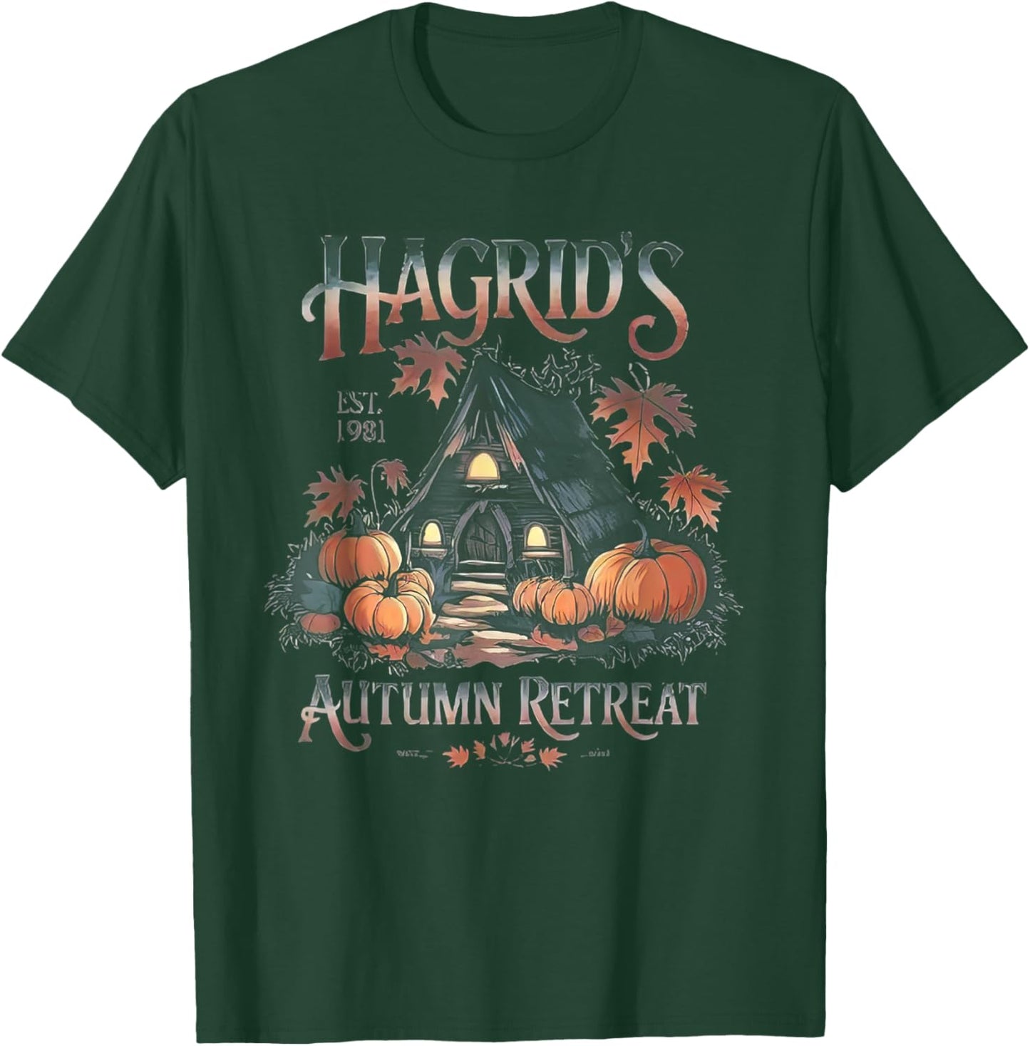 Fall Hagrid's Pumpkin Farm Patch Autumn T-Shirt - T-Shirt | Forest