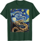 Snake Snakes Starry Night Painting T-Shirt - T-Shirt | Forest