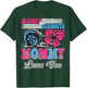 Burnouts or Bows Mommy Loves You Gender Reveal Party T-Shirt - T-Shirt | Forest
