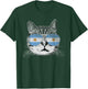 Cat Shirt Argentina Flag Country Retro Funny Men Women Gift T-Shirt - T-Shirt | Forest