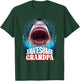 Jawesome Grandpa Grandfather Great White Shark T-Shirt - T-Shirt | Forest
