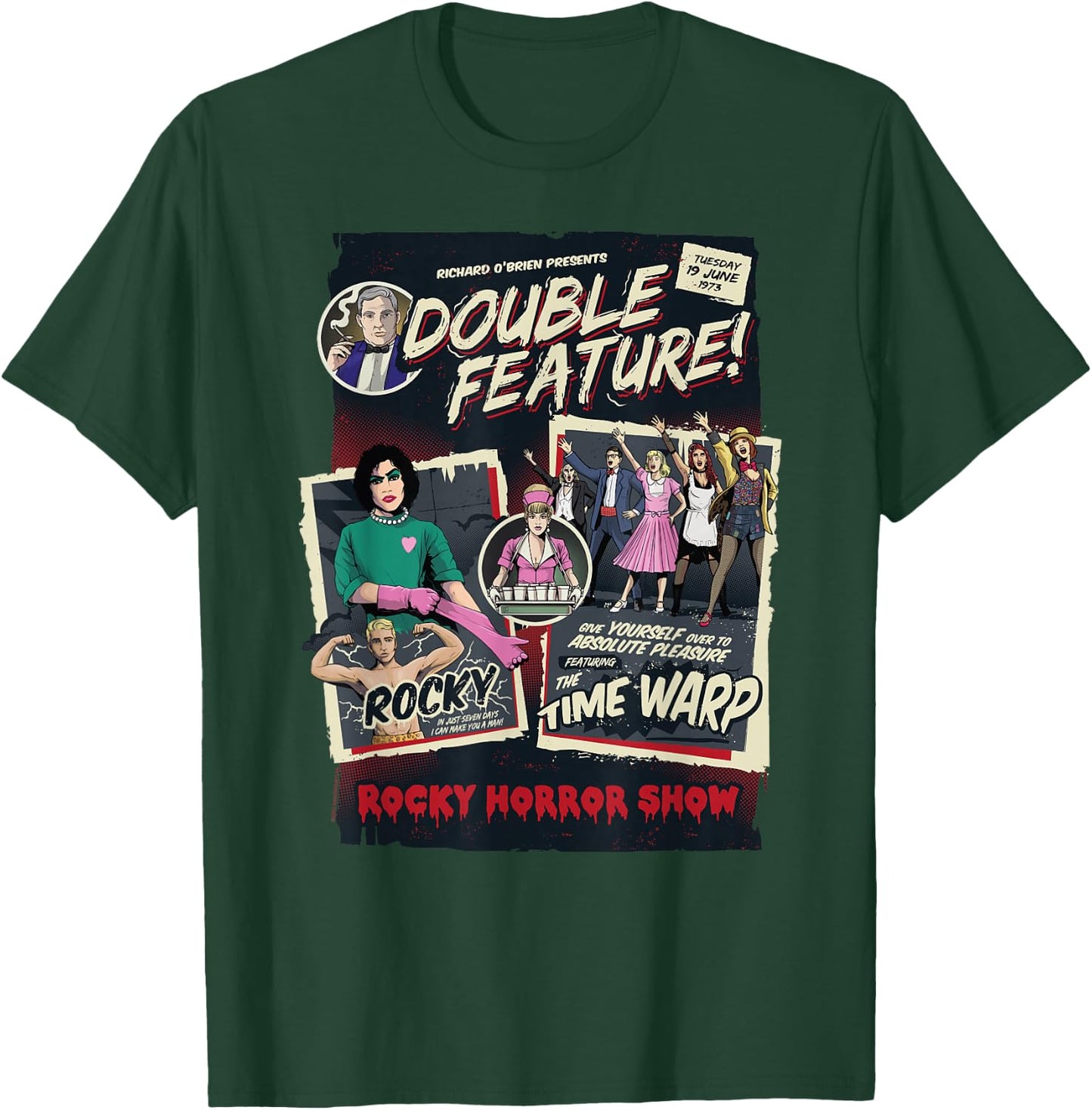 Rocky Horror Show Double Feature Posters T-Shirt - T-Shirt | Forest