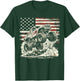 Monster Truck Retro Patriotic USA Flag T-Shirt - T-Shirt | Forest