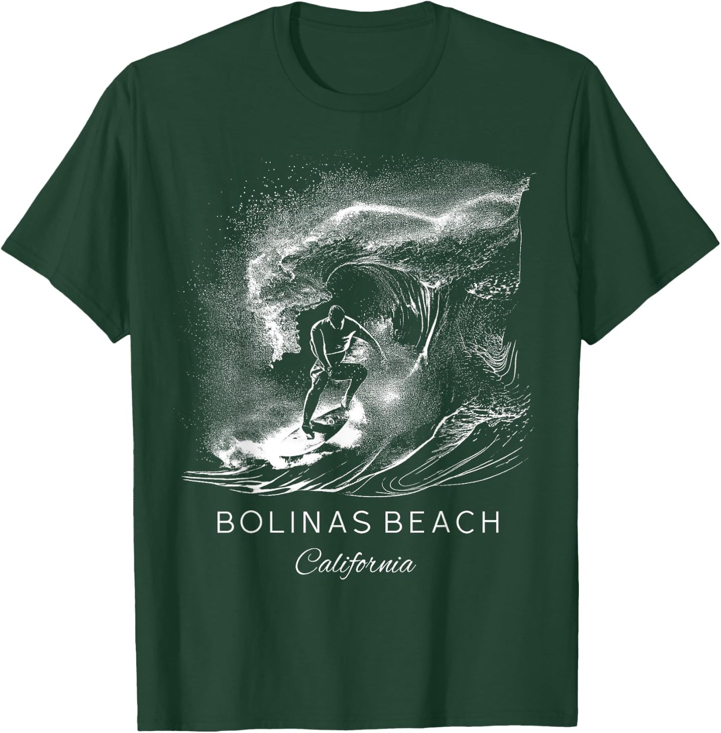 Bolinas Beach California Women Kids T-Shirt - T-Shirt | Forest