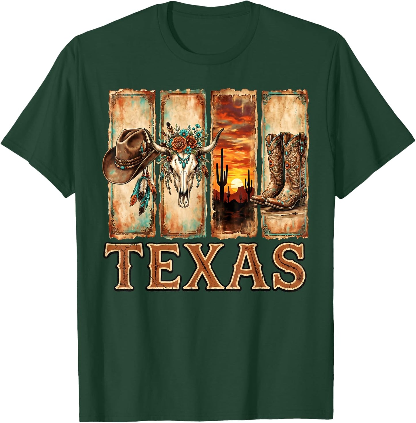 Texas Pride Men Women Kids Proud Texan T-Shirt - T-Shirt | Forest